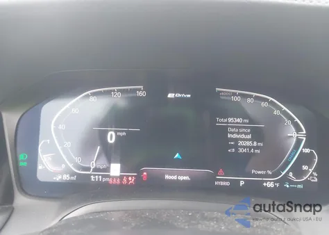 2021 BMW 3 Series 330E из США, поврежденный, VIN 3MW5P7J02M8B75822